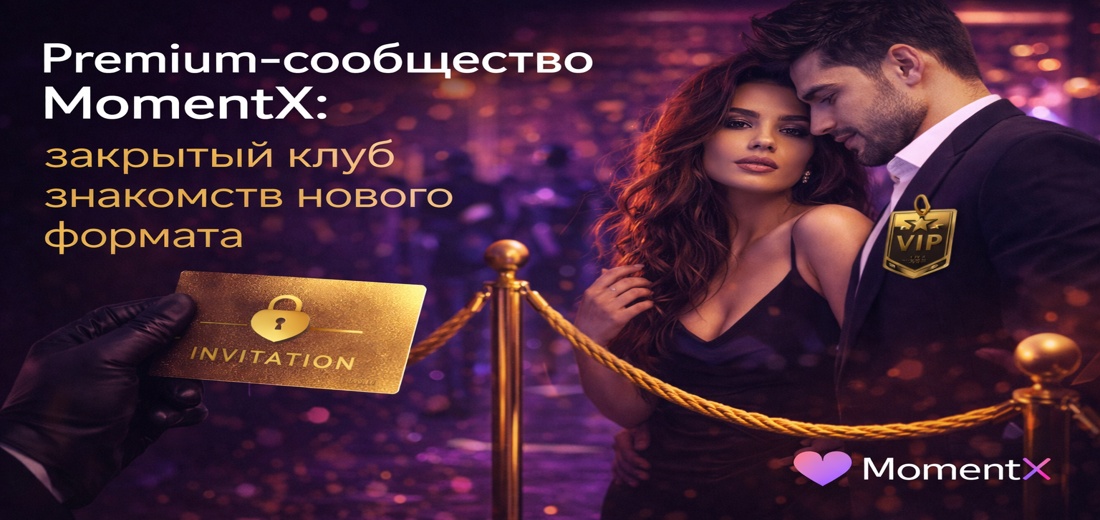 Premium-сообщество MomentX: закрытый клуб знакомств нового формата