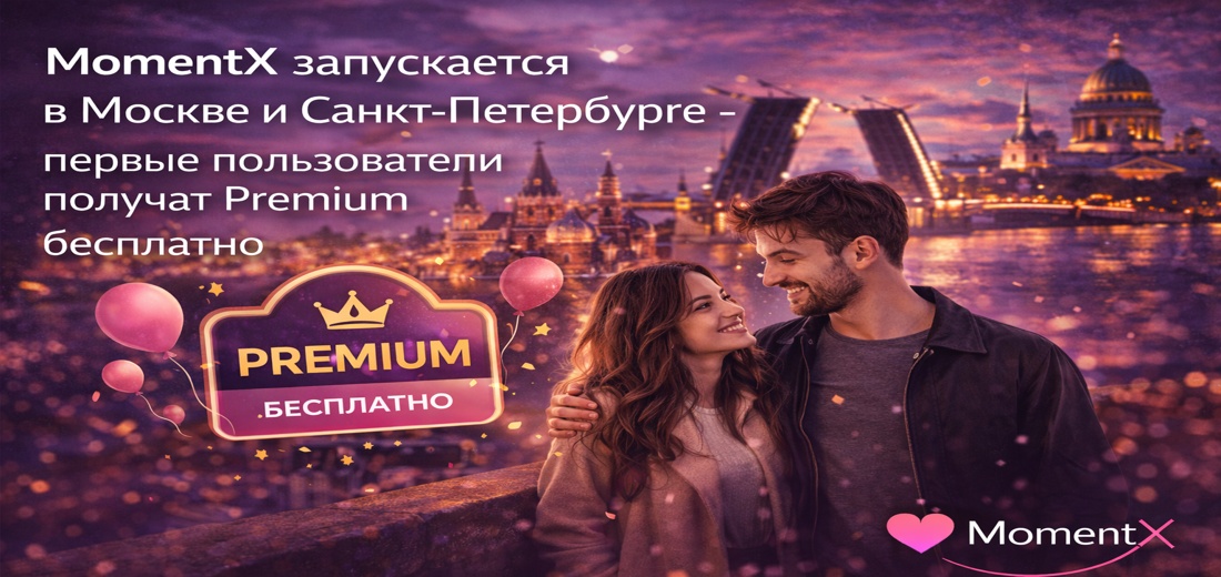 MomentX запускается в Москве и Санкт-Петербурге — первые пользователи получат Premium бесплатно