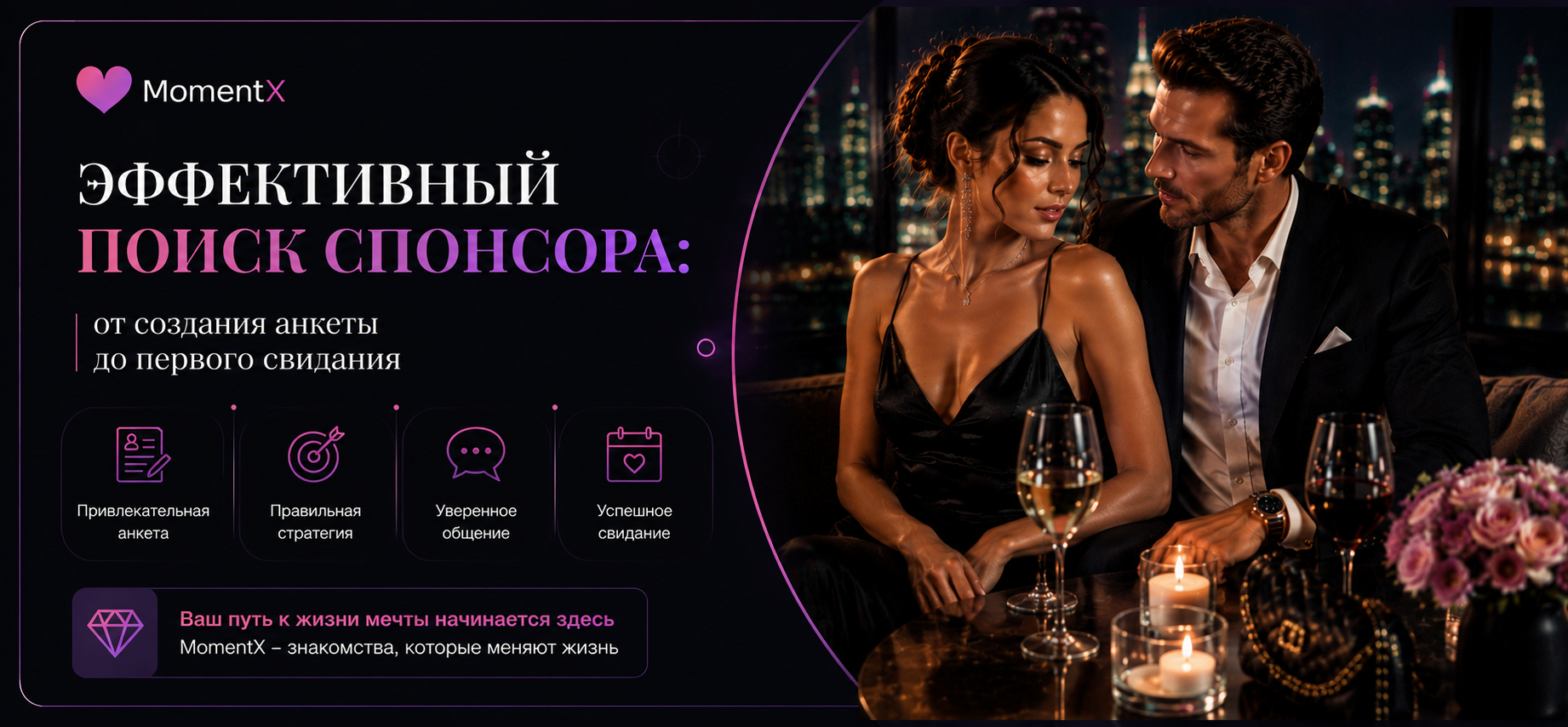 Поиск спонсора: полный гайд от А до Я для целеустремленных девушек